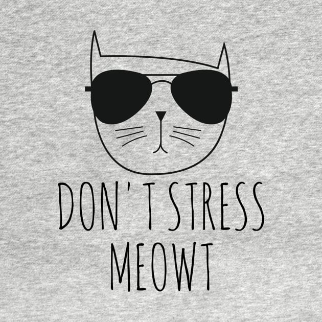 Don't Stress Meowt Shirt, Funny Cat, Cat Lover Shirt, Meow by SweetMay